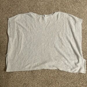 Gray old navy poncho style sweater